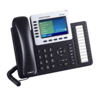 Grandstream GXP-2140, IP-Telefon, Schwarz, Kabelgebundenes Mobilteil, 4 Zeilen, 2000 Eintragungen, TFT