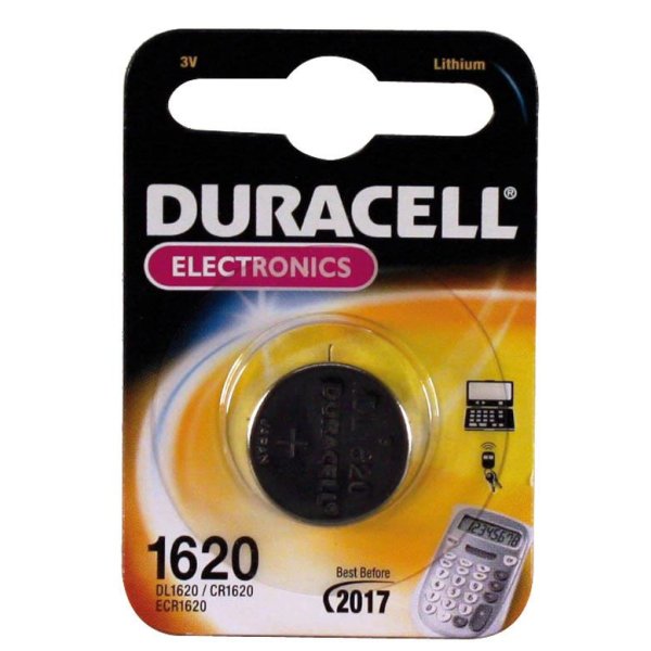 Duracell 774685, Einwegbatterie, CR1620, Lithium, 3 V, 1 Stück(e), Sichtverpackung