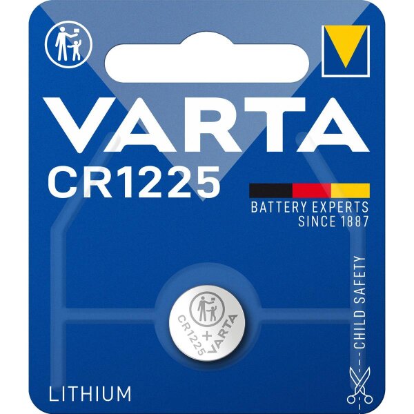 Varta CR1225, Einwegbatterie, CR1225, Lithium, 3 V, 1 Stück(e), 48 mAh