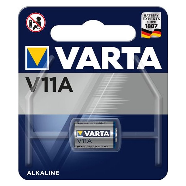 Varta V11A, Einwegbatterie, Alkali, 6 V, 1 Stück(e), 38 mAh, Blau, Silber