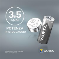 Varta 04276, Einwegbatterie, LR44, Alkali, 1,5 V, 2 Stück(e), 155 mAh