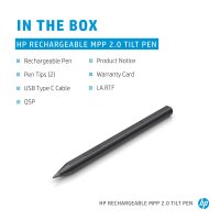 HP Wiederaufladbarer Tilt Pen MPP 2.0 (silber), Laptop, HP, Silber, 10 g, 149,5 mm, 9,5 mm