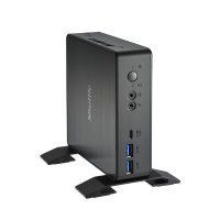 Shuttle XPC Nano PC NC40U7, Intel Core i7-1255U, 1x HDMI, 1x DP,1xUSB-C/DP, 6x USB3.2, 1x 2.5" bay, 2x M.2, 1x LAN, RAID, 24/7 Dauerbetrieb, inkl. VESA & Stand, 0.84L sized PC, Mini-PC Barebone, Intel SoC, DDR4-SDRAM, PCI Express, Serial ATA III, 65 W