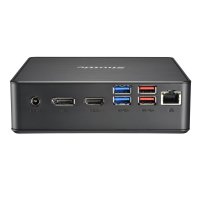 Shuttle XPC Nano PC NC40U7, Intel Core i7-1255U, 1x HDMI, 1x DP,1xUSB-C/DP, 6x USB3.2, 1x 2.5" bay, 2x M.2, 1x LAN, RAID, 24/7 Dauerbetrieb, inkl. VESA & Stand, 0.84L sized PC, Mini-PC Barebone, Intel SoC, DDR4-SDRAM, PCI Express, Serial ATA III, 65 W