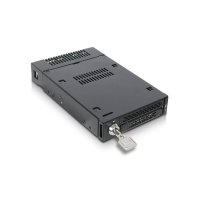 Icy Dock MB833M2K-B, SSD-Gehäuse, M.2, SAS, 32 Gbit/s, Schwarz