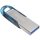 SanDisk Ultra Flair, 64 GB, USB Typ-A, 3.2 Gen 1 (3.1 Gen 1), 150 MB/s, Ohne Deckel, Blau, Silber