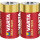 Varta MAX TECH 2x Alkaline D, Einwegbatterie, D, Alkali, 1,5 V, 2 Stück(e), Gold, Rot