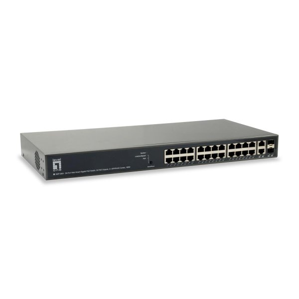 LevelOne GEP-2651, Managed, L3, Gigabit Ethernet (10/100/1000), Power over Ethernet (PoE), Rack-Einbau