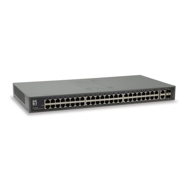 LevelOne FGU-5021, Fast Ethernet (10/100), Vollduplex, Rack-Einbau