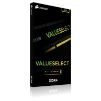 Corsair ValueSelect 8 GB, DDR4, 2666 MHz, 8 GB, 1 x 8 GB, DDR4, 2666 MHz, 288-pin DIMM, Schwarz