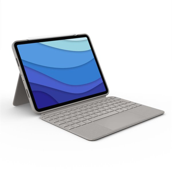 Logitech Combo Touch, Deutsch, Trackpad, 1,8 cm, 1 mm, Apple, iPad Pro 11" (4th gen) (A2759, A2435, A2761, A2762) , iPad Pro 11-inch (3rd gen) (A2377, A2459,...