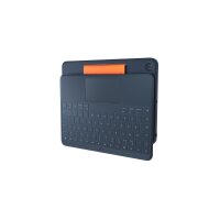 Logitech Rugged Combo 3 Touch, QWERTY, UK Englisch, Trackpad, 1,8 cm, 1,2 mm, Apple