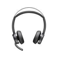 HP POLY Voyager Focus 2, für Microsoft Teams zertifiziertes USB-A Headset, Verkabelt & Kabellos, 20 - 20000 Hz, Büro/Callcenter, 175 g, Kopfhörer, Schwarz