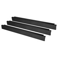 StarTech.com 1HE Blindpanel - Werkzeuglose Rack Panel - 10 Pack, Blindplatte, Schwarz, Kunststoff, 1U, EIA RS310-D, EIA RS310-D