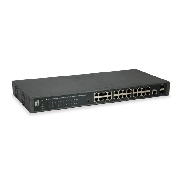 LevelOne GEP-2652, Managed, L2, Gigabit Ethernet (10/100/1000), Power over Ethernet (PoE), Rack-Einbau