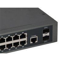 LevelOne GEP-2652, Managed, L2, Gigabit Ethernet (10/100/1000), Power over Ethernet (PoE), Rack-Einbau