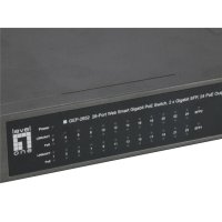 LevelOne GEP-2652, Managed, L2, Gigabit Ethernet (10/100/1000), Power over Ethernet (PoE), Rack-Einbau