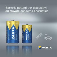 Varta -4914/2B, Einwegbatterie, C, Alkali, 1,5 V, 2 Stück(e), Blau, Gold