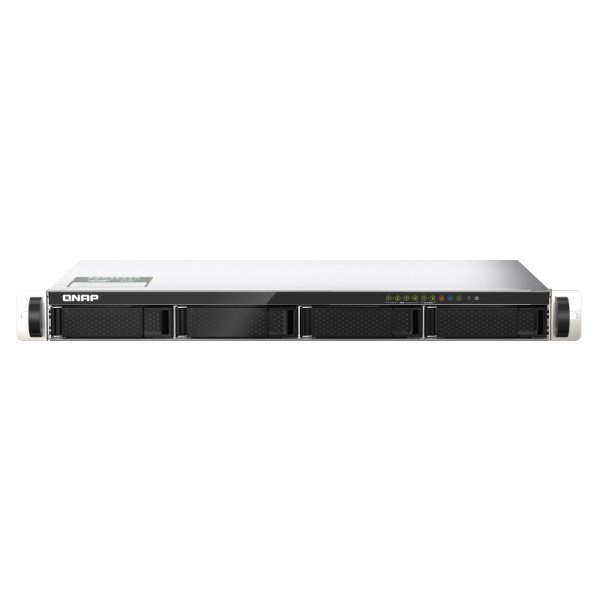 QNAP TS-435XEU, NAS, Rack (1U), Marvell, CN9131, Schwarz, Grau