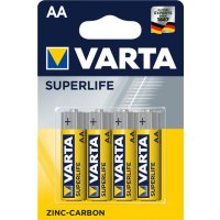 Varta SUPERLIFE, Einwegbatterie, AA, Zink-Karbon, 1,5 V,...