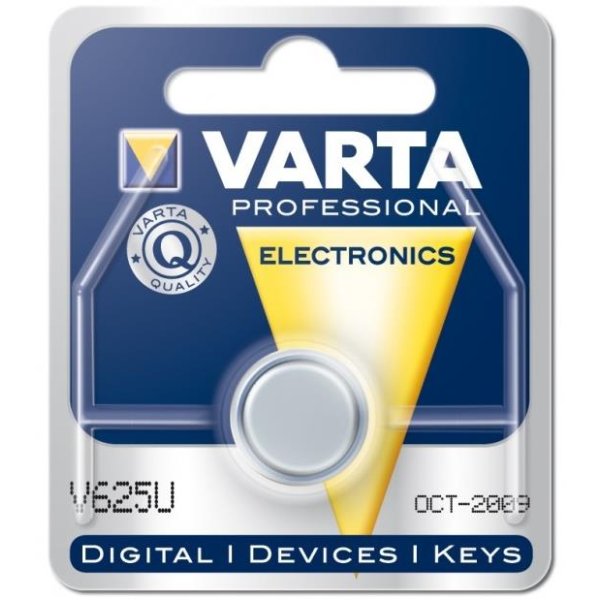 Varta -V625U, Einwegbatterie, Alkali, 1,5 V, 1 Stück(e), 200 mAh, Silber