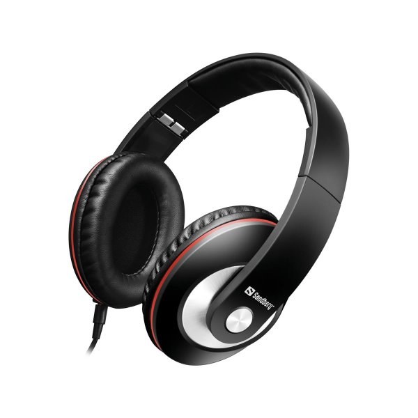 SANDBERG Playn Go Headset Black, Kabelgebunden, Anrufe/Musik, 20 - 20000 Hz, 430 g, Kopfhörer, Schwarz