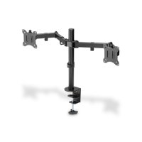 DIGITUS Universal Dual Monitorhalter mit Klemmbefestigung