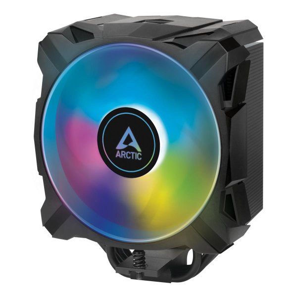 Arctic Freezer i35 A-RGB - Tower CPU Kühler für Intel mit A-RGB, Kühler, 12 cm, 200 RPM, 1700 RPM, 0,35 Sone, Schwarz