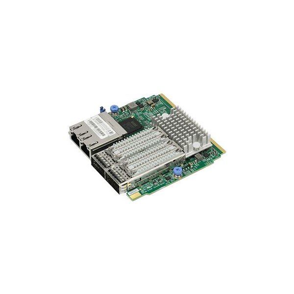 Supermicro Infiniband FDR Netzwerkkarte Quad-Port 2x RJ-45/2x QSFP 56 Gbit Modul AOC-MHIBF-M2Q2G-O