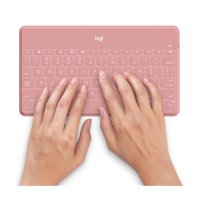 Logitech Keys-To-Go, Nordisch, 1,7 cm, 1,2 mm, Apple, iPad, iPhone, Apple TV, Pink