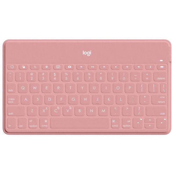 Logitech Keys-To-Go, Französisch, 1,7 cm, 1,2 mm, Apple, iPad, iPhone, Apple TV, Pink