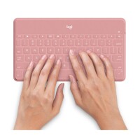 Logitech Keys-To-Go, Französisch, 1,7 cm, 1,2 mm, Apple, iPad, iPhone, Apple TV, Pink