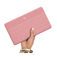 Logitech Keys-To-Go, Französisch, 1,7 cm, 1,2 mm, Apple, iPad, iPhone, Apple TV, Pink