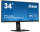 Iiyama ProLite XUB3493WQSU-B5, 86,4 cm (34"), 3440 x 1440 Pixel, UltraWide Quad HD, LED, 4 ms, Schwarz