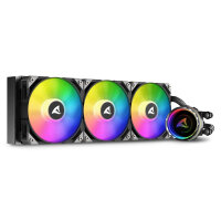 Sharkoon S90 RGB, All-in-One-Flüssigkeitskühler, 12 cm, 600 RPM, 2000 RPM, 35 dB, 131,93 m³/h