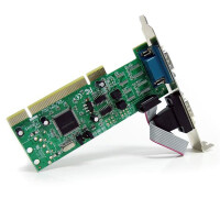 StarTech.com 2 Port Serielle RS422/485 PCI Schnittstellenkarte mit 161050 UART, PCI/PCI-X, Seriell, RS-422, RS-485, CE, FCC, SystemBase -SB16C1052PCI, 128 Kbit/s