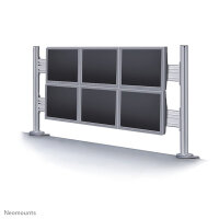 Neomounts Monitor Toolbar, Klemme, 10 kg, 25,4 cm (10"), 61 cm (24"), 100 x 100 mm, Silber