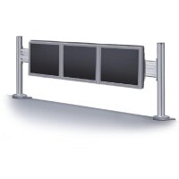 Neomounts Monitor Toolbar, Klemme, 10 kg, 25,4 cm (10"), 61 cm (24"), 100 x 100 mm, Silber