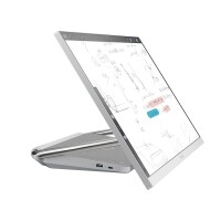 Yealink DeskVision A24, 60,5 cm (23.8"), Full HD, Touchscreen, Android 10.0, Silber