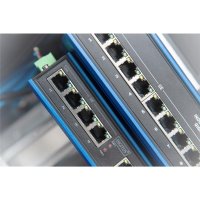 DIGITUS 4 Port Gigabit Netzwerk Switch, Industrial, Unmanaged, 1 RJ45 Uplink