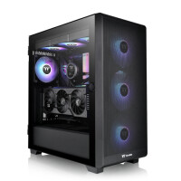 Thermaltake S250 TG, Midi Tower, PC, Schwarz, ATX, EATX,...