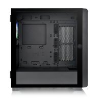 Thermaltake S250 TG, Midi Tower, PC, Schwarz, ATX, EATX, micro ATX, Mini-ITX, SPCC, 16,5 cm