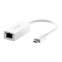 D-Link DUB-E250, Kabelgebunden, USB Typ-C, Ethernet, 2500 Mbit/s, Weiß