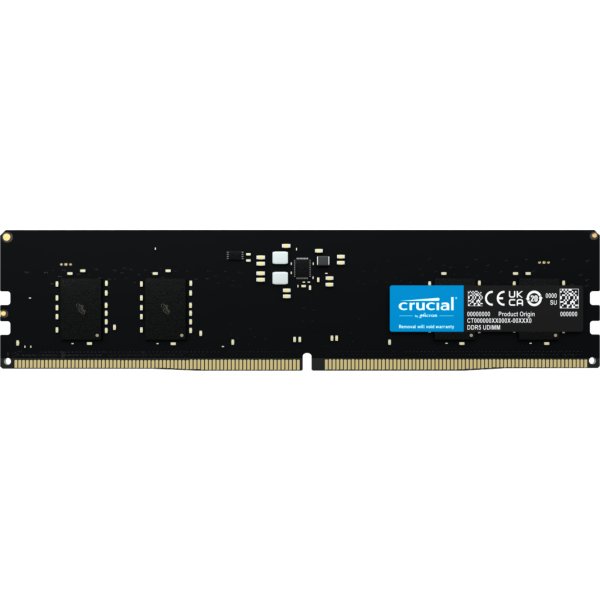 Crucial 8GB (1x8GB) DDR5-5600 CL46 RAM Arbeitsspeicher, 8 GB, 1 x 8 GB, DDR5, 5600 MHz