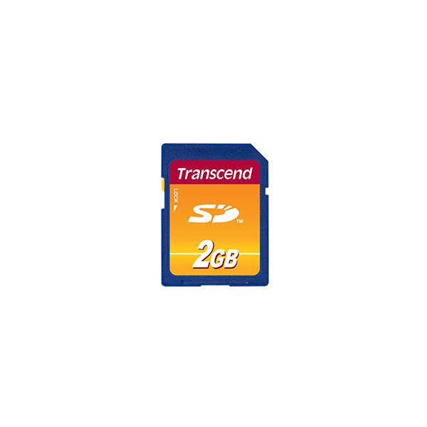 Transcend TS2GSDC, 2 GB, SD, MLC, 20 MB/s, 13 MB/s, Schwarz