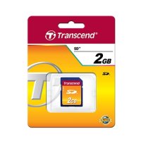 Transcend TS2GSDC, 2 GB, SD, MLC, 20 MB/s, 13 MB/s, Schwarz