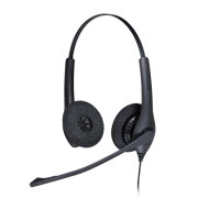 Jabra Biz 1500 Duo USB, Kabelgebunden, 20 - 6800 Hz, Büro/Callcenter, 74 g, Kopfhörer, Schwarz