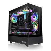 Thermaltake View 270 TG, Midi Tower, PC, Schwarz, ATX,...