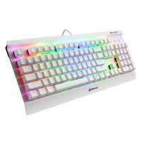 Sharkoon SKILLER SGK3, Kabelgebunden, USB, Mechanischer Switch, QWERTY, RGB-LED, Weiß