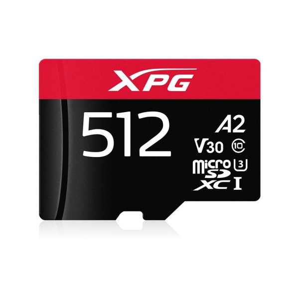 ADATA XPG AUSDX512GUI3XPGA2-R, 512 GB, MicroSDXC, Klasse 10, UHS-I, 100 MB/s, 85 MB/s